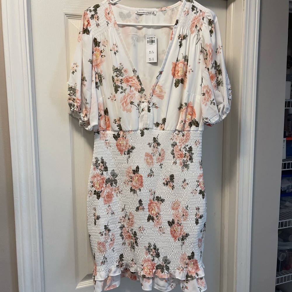 Abercrombie XL Smocked Waist Mini Dress